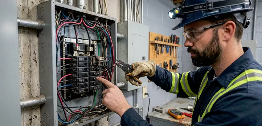 Breaker Box Short Circuit Repair in Pea Ridge