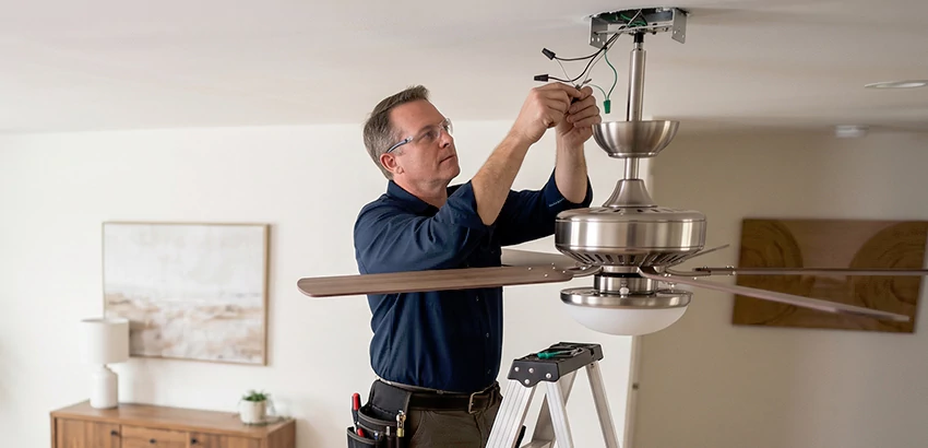 Ceiling Fan Light and Switch Repair in Pea Ridge