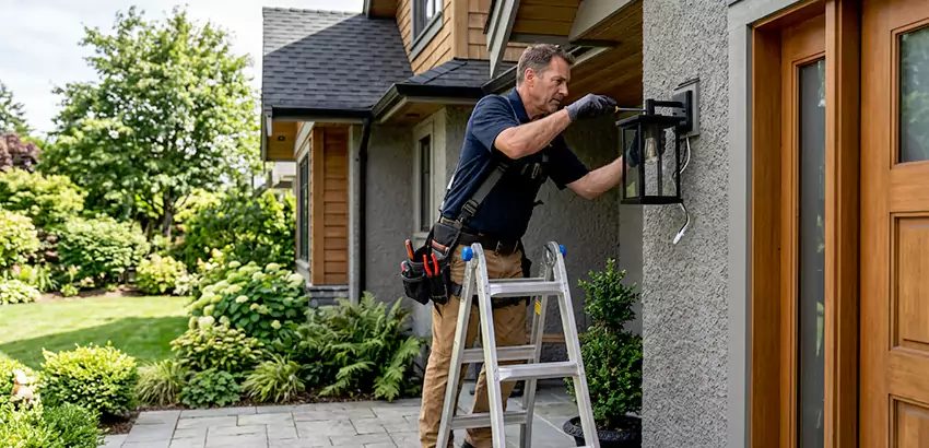 Outdoor and Exterior Light Fixture Installation in Pea Ridge