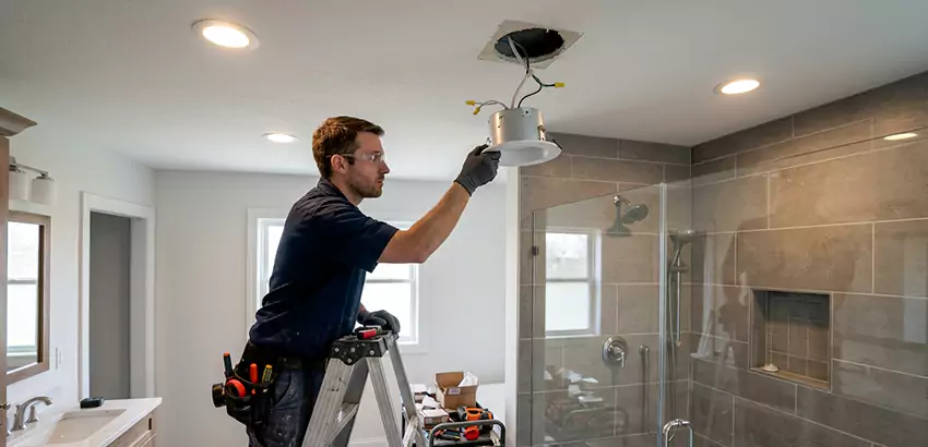 Bathroom and Shower Recessed Lighting Installation in Pea Ridge