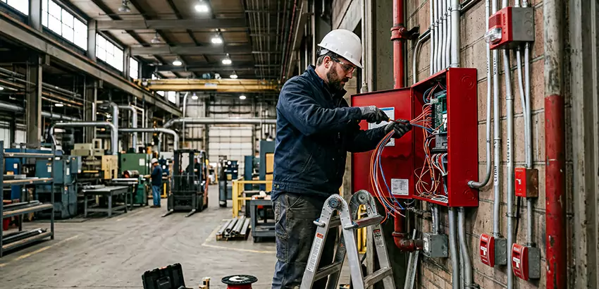 Industrial Fire Alarm Installation in Pea Ridge