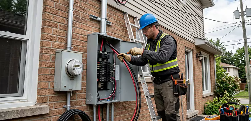 Outdoor Subpanel Installation in Pea Ridge