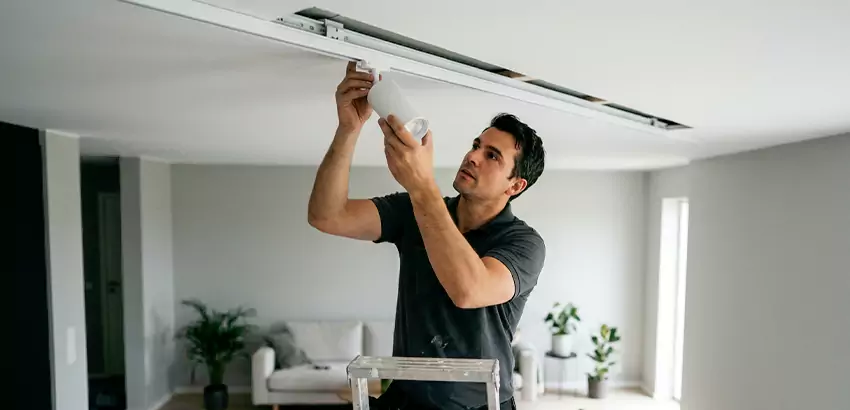 Recessed Track Lighting Installation in Pea Ridge